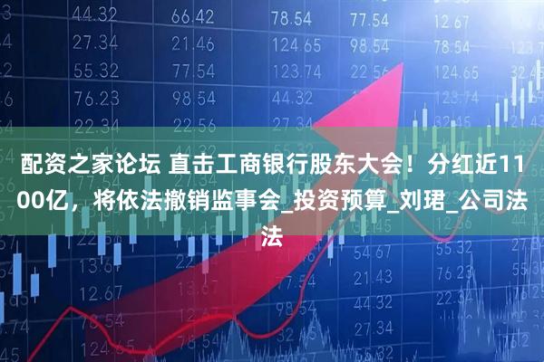 配资之家论坛 直击工商银行股东大会！分红近1100亿，将依法撤销监事会_投资预算_刘珺_公司法
