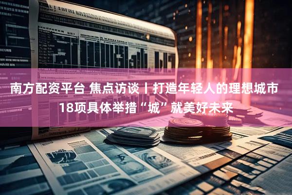南方配资平台 焦点访谈丨打造年轻人的理想城市 18项具体举措“城”就美好未来